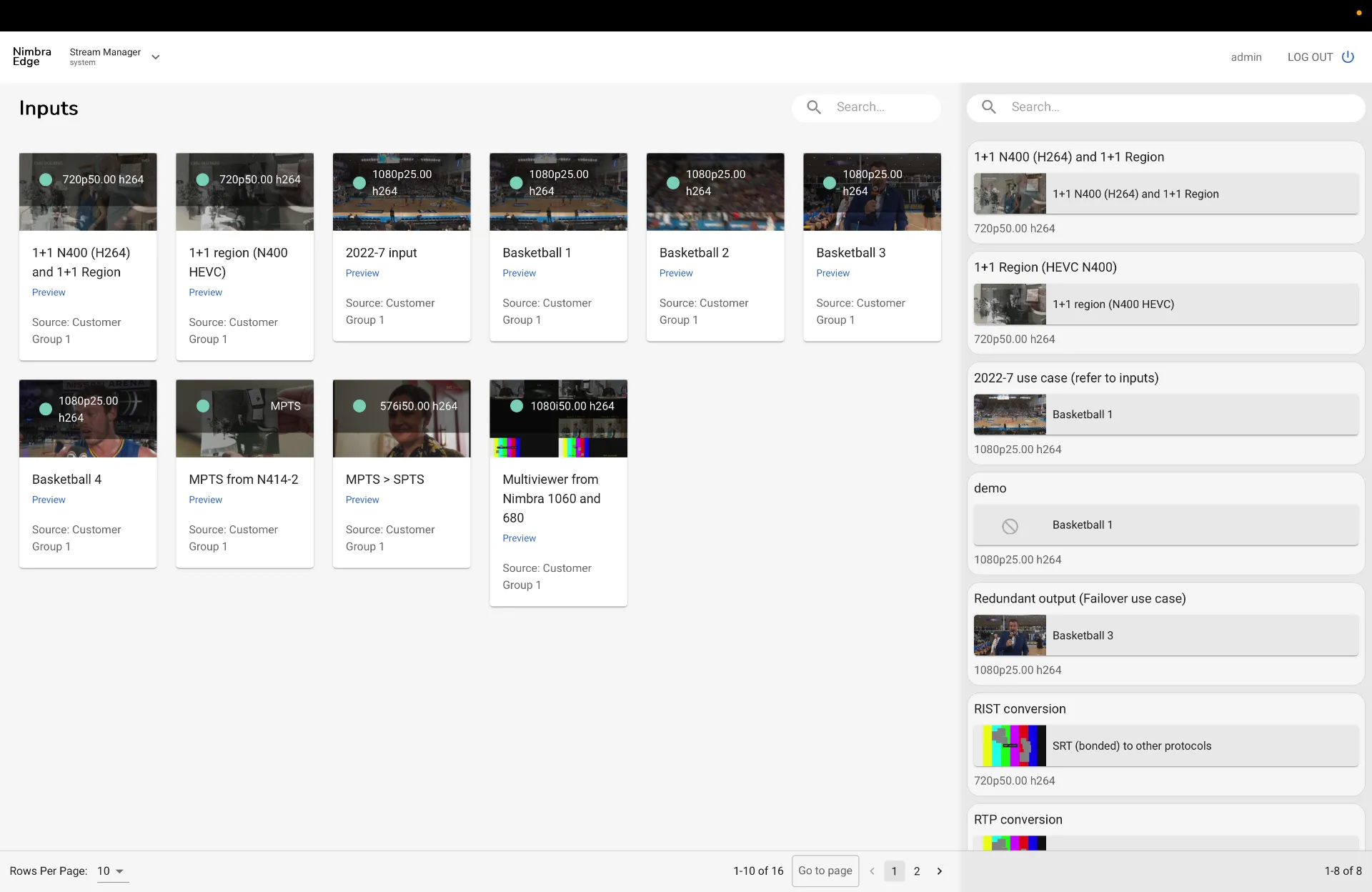 Nimbra Edge screen 2